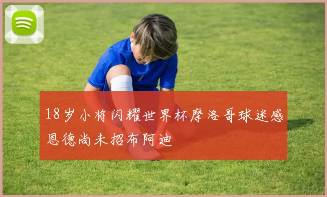 18岁小将闪耀世界杯摩洛哥球迷感恩德尚未招布阿迪